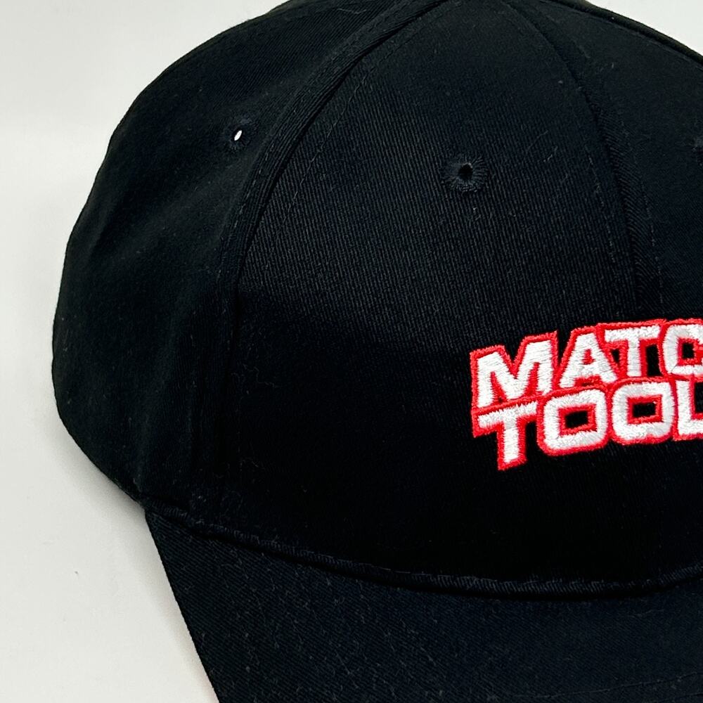 Matco Tools Hat Cap Mechanic Auto Repair Logo 6 Panel Strapback Black - Picture 6 of 12